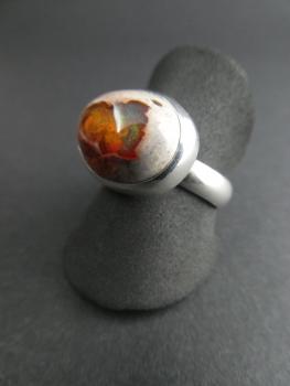 Feueropal Ring (Größe 55)